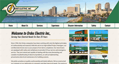 Desktop Screenshot of ordeselectric.com